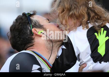 London, UK.  11. September 2016. Tour durch Großbritannien Stufe 8, Rundkurs.  Bildnachweis: Neville Stile/Alamy Live-Nachrichten Stockfoto