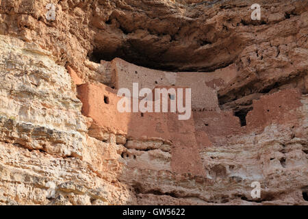 Montezuma Castle National Monument schützt in der Nähe von Camp Verde, Arizona Stockfoto