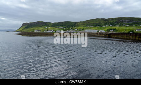 CalMac Ferry Pier - Uig, Skye Stockfoto