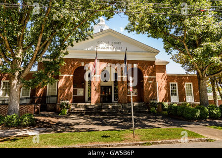 Stadt von Charlottesville Circuit Court, East High Street, Charlottesville, Virginia Stockfoto