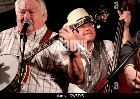 Bluegrass-Band bei Krazy Fisch Stockfoto