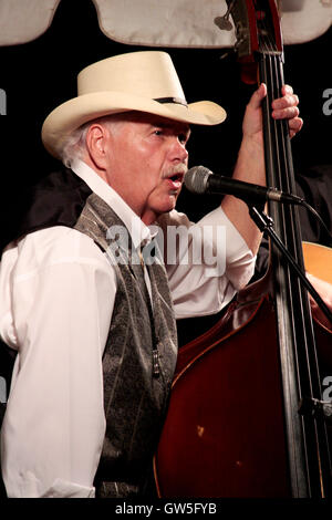 Bluegrass-Band bei Krazy Fisch Stockfoto