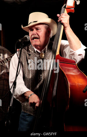 Bluegrass-Band bei Krazy Fisch Stockfoto