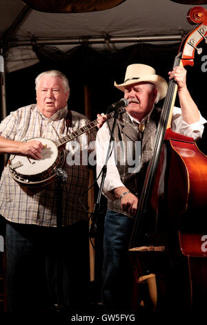 Bluegrass-Band bei Krazy Fisch Stockfoto