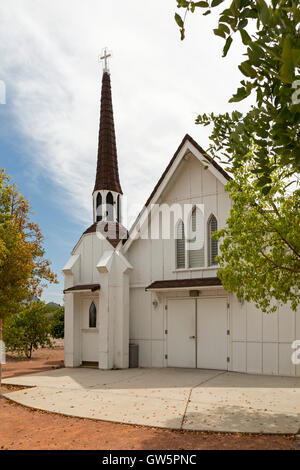 Las Vegas, Nevada - Candlelight Wedding Chapel im Clark County Museum. Stockfoto