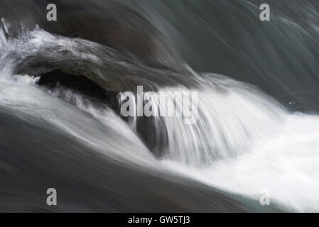 Das Bild des Streams in Bhandardara, Maharashtra, Western Ghats, Monsun, Indien Stockfoto