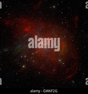 Colorful stars nebula in outer space. Stockfoto