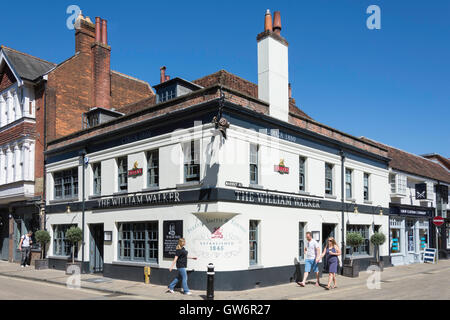 William Walker Pub, Square, Winchester, Hampshire, England, Vereinigtes Königreich Stockfoto