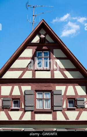 Schönes Dorf Dinkelsbuhl an der romantischen Straße in Süddeutschland Stockfoto