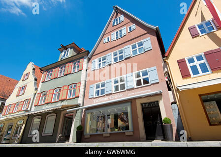 Schönes Dorf Dinkelsbuhl an der romantischen Straße in Süddeutschland Stockfoto