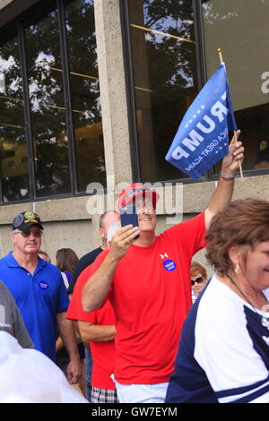 Asheville, NC, USA. 12. September 2016. Donald Trump-Rallye in Asheville, NC am 12. September 2016 Credit: Bilder-USA/Alamy Live News Stockfoto