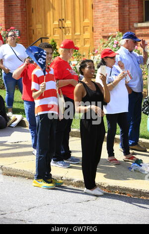 Asheville, NC, USA. 12. September 2016. Donald Trump-Rallye in Asheville, NC am 12. September 2016 Credit: Bilder-USA/Alamy Live News Stockfoto