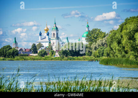 See-Nero und Kloster St. Jacob Savior, Rostow, goldenen Ring Russlands Stockfoto