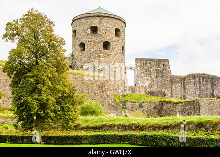 Kungalv, Schweden - 8. September 2016: The Bohus Festung ist ein historisches Gebäude und eine berühmte Sehenswürdigkeit. Stockfoto