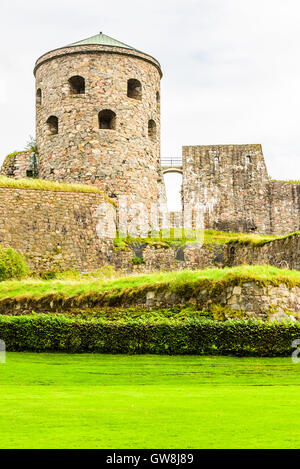 Kungalv, Schweden - 8. September 2016: The Bohus Festung ist ein historisches Gebäude und eine berühmte Sehenswürdigkeit. Stockfoto