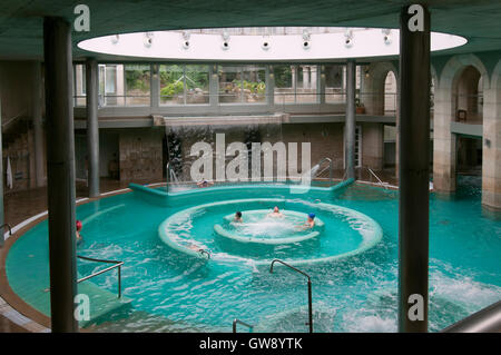 Balneario de Mondariz des 19. Jahrhunderts, Pontevedra Provinz, Region Galicien, Spanien, Europa Stockfoto