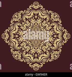 Orientalische abstrakte Vektormuster Stock Vektor