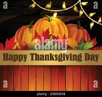Happy Thanksgiving day Stock Vektor