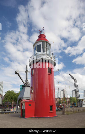 Leuchtturm im Maritime Museum, Rotterdam Stockfoto