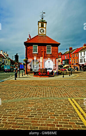 Yarm Rathaus, Yarm in der Nähe von Stockton on Tees Stockfoto