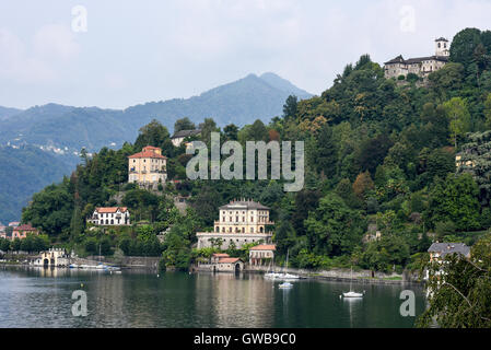 Heiliger Berg Orta auf Piemont in Italien Stockfoto