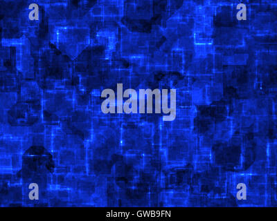 Eine abstrakte kalten blauen Hintergrund mit einem Muster aus dunklen und hellen Linien und Flecken. Kann als Hintergrundbild verwendet werden. Stockfoto
