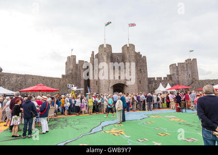 Die BBC Antiques Roadshow am Pembroke Castle 09.07.2016 Stockfoto