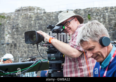 Die BBC Antiques Roadshow am Pembroke Castle 09.07.2016 Stockfoto