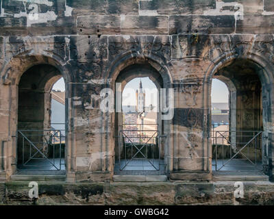 Innenraum der Porta Nigra in Trier, Deutschland Stockfoto