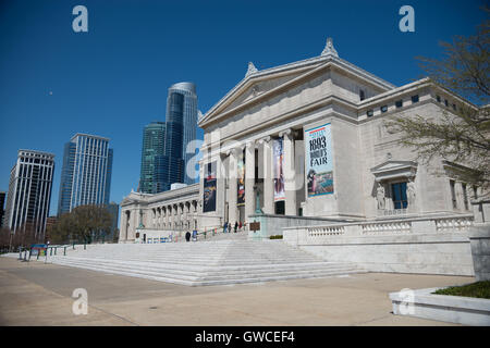 Field Museum am Museum Campus in Chicago Stockfoto