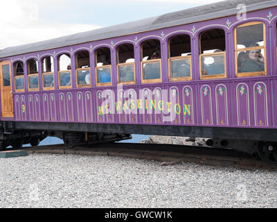 Mt Washington Cog Railway Stockfoto