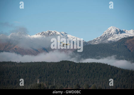 Flugzeuge, Juneau, Alaska, Stockfoto