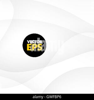 Abstrakte weißen Hintergrund mit weichen Linien Stock Vektor