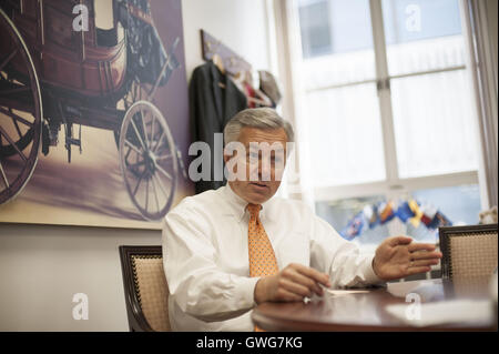 San Francisco, CA, USA. 21. August 2008. Wells Fargo CEO John Stumpf in der Wells Fargo Zentrale in der Innenstadt von San Francisco. © Mark Murrmann/ZUMA Draht/Alamy Live-Nachrichten Stockfoto