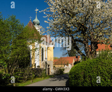 Dresden, Schifferkirche Maria am Wasser in Hosterwitz Stockfoto