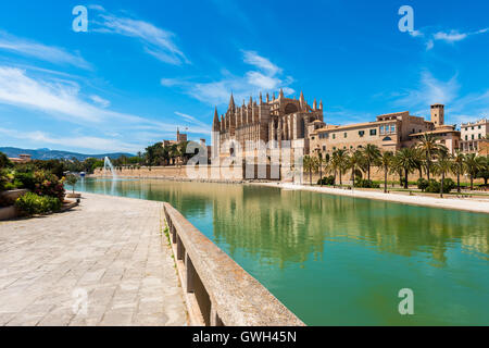 Kathedrale von Palma De Mallorca, Spanien Stockfoto