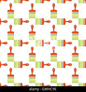 Roten Bürsten Seamless Pattern. Pinsel-Hintergrund Stock Vektor