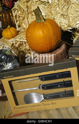 Kosten Plus Welt Markt Halloween Store-Display, NYC Stockfoto