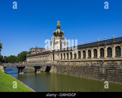 Der Zwinger in Dresden, Sachsen, Deutschland. Stockfoto