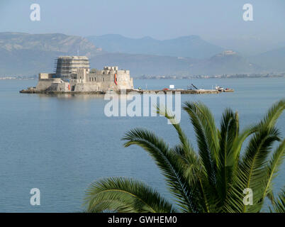 Die alte Festung von Nafplion Stadt in Griechenland Stockfoto