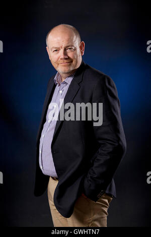 Mark Thompson, CEO der New York Times und ehemaliger Generaldirektor der BBC, auf dem Edinburgh International Book Festival. Edinburgh, Schottland. 29. August 2016 Stockfoto