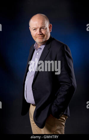 Mark Thompson, CEO der New York Times und ehemaliger Generaldirektor der BBC, auf dem Edinburgh International Book Festival. Edinburgh, Schottland. 29. August 2016 Stockfoto