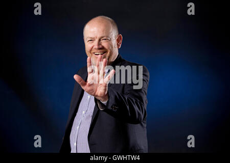 Mark Thompson, CEO der New York Times und ehemaliger Generaldirektor der BBC, auf dem Edinburgh International Book Festival. Edinburgh, Schottland. 29. August 2016 Stockfoto