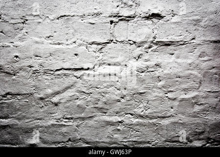 Weiße Grunge leere Wand. Konzeptionelle Hintergrundbild. Stockfoto