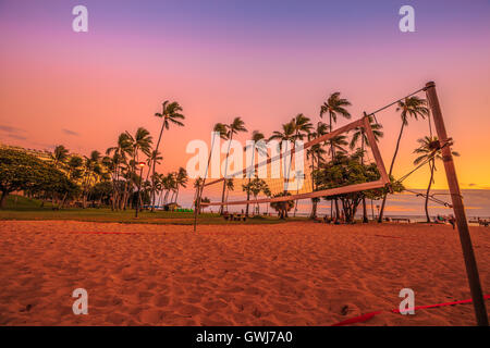 Fort DeRussy Beach Honolulu Stockfoto