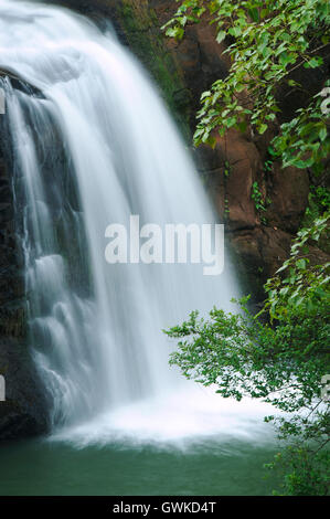 Das Bild der Wasserfall in Bhandardara, Maharashtra, Western Ghats, Monsun, Indien Stockfoto