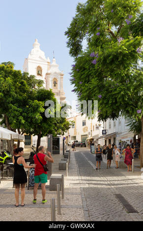 Lagos Stadtzentrum, Algarve, Portugal, Europa Stockfoto