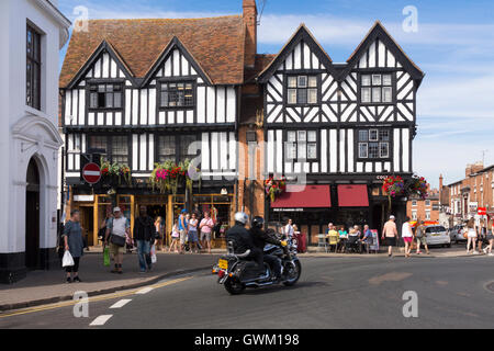 Haus mit mock Tudor-Fassade in Bath Stockfoto