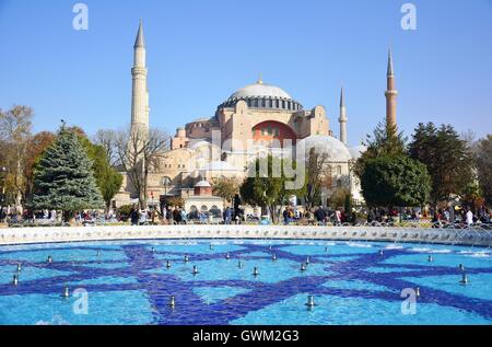 Aya Sofya in Istanbul. Stockfoto