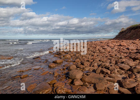 Strände und Küsten von Prince Edward Island. Sankt-Lorenz-Golf. Stockfoto